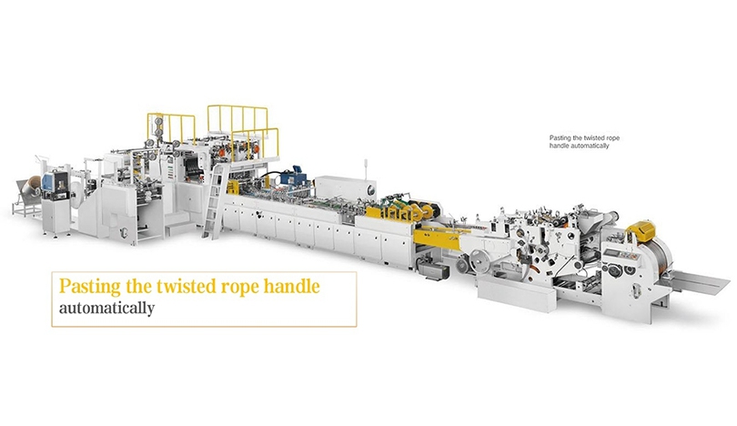 H series Fully Automatic sheet fed paper bag making machine