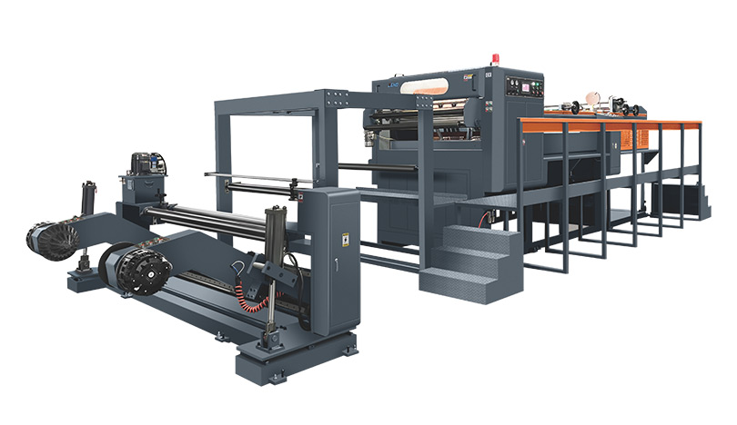 ZNCM-1450/1750/1950 Sheeter Cutting Machine For Golden Slivery Cardboard
