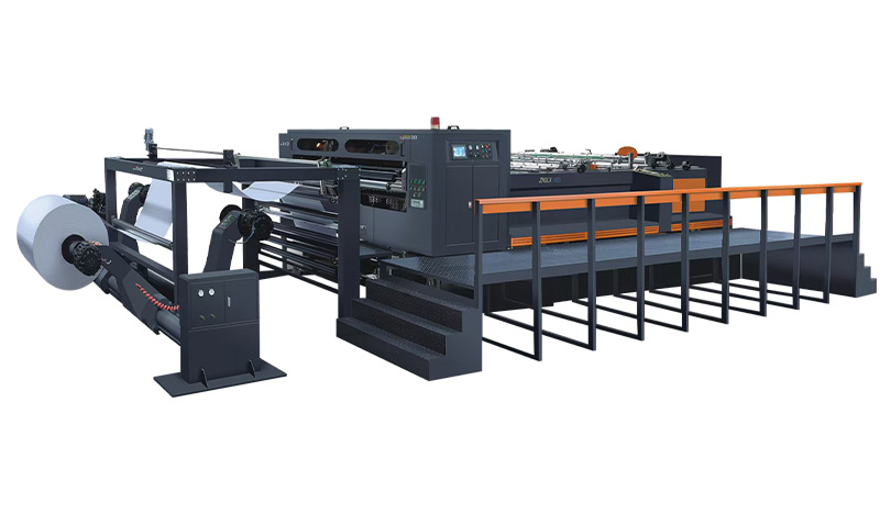 ZNSLX-1450/1750/1950 High Precsion Double Rotary Knife Sheeter Cutting Machine (2 Rolls/ 4 Rolls)