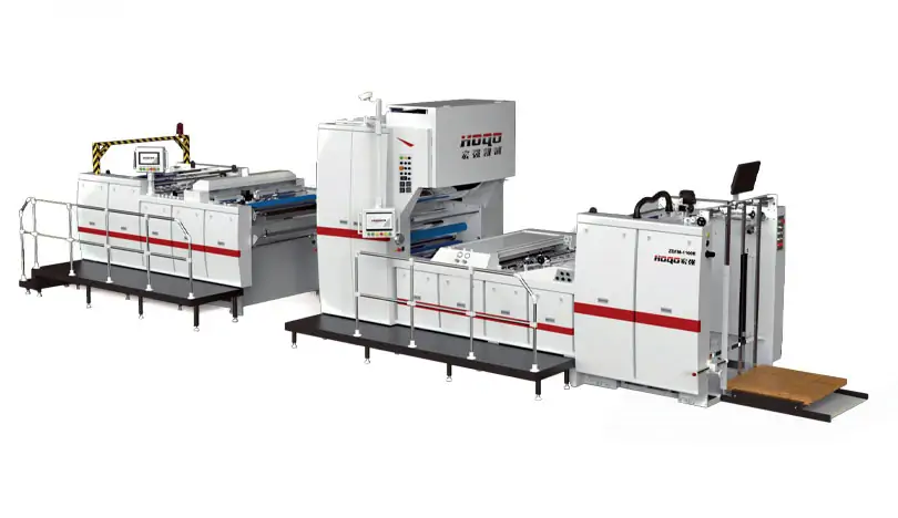 Automatic Laminating Machine with high-speed BOPP and PET film laminating system for commercial printing and packaging production