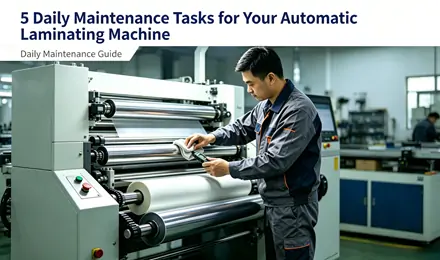 5 Daily Maintenance Tasks for Your Automatic Laminating Machine